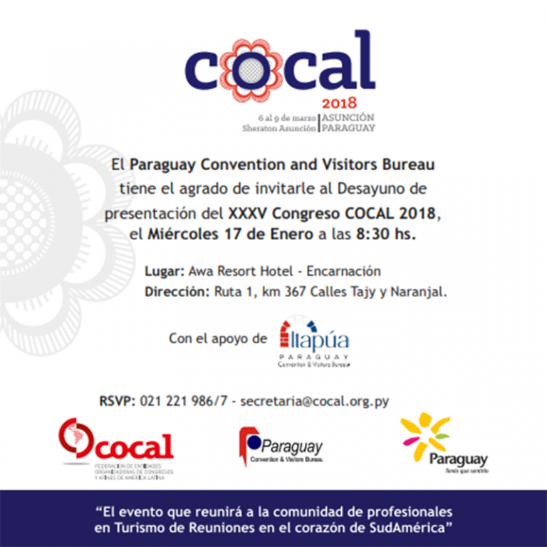 Congreso Internacional de Turismo de Reuniones se presentará en Itapúa
