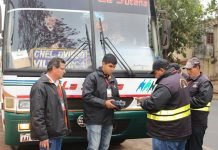 Dinatran dispone liberación de horario de buses desde el martes