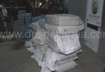 Casi 1500 kilos de marihuana incautadas en un lavadero de vehículos