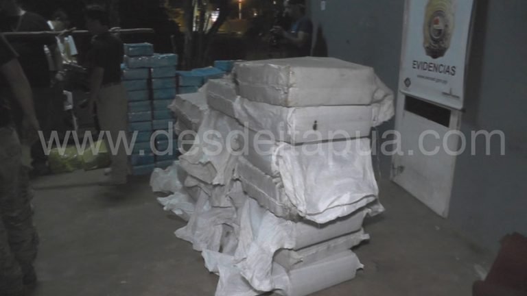 Casi 1500 kilos de marihuana incautadas en un lavadero de vehículos