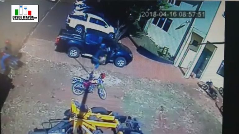 Así asaltaron a los funcionarios de la Municipalidad de Cambyreta