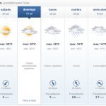 Viernes cálido con lluvias y tormentas