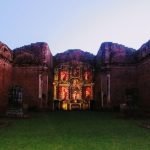 Senatur inaugura videomapping 3D en la Misión de Jesús de Tavarangué