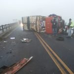 Cuadruple choque deja un fallecido en Coronel Bogado