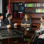 Fiscal General del Estado se reunió con representante de la Interpol para Latinoamérica