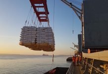 Arroz paraguayo realiza trasbordo para primer envío a Irak