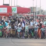 Carrera de niños en bici, un verdadero éxito