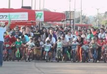 Carrera de niños en bici, un verdadero éxito