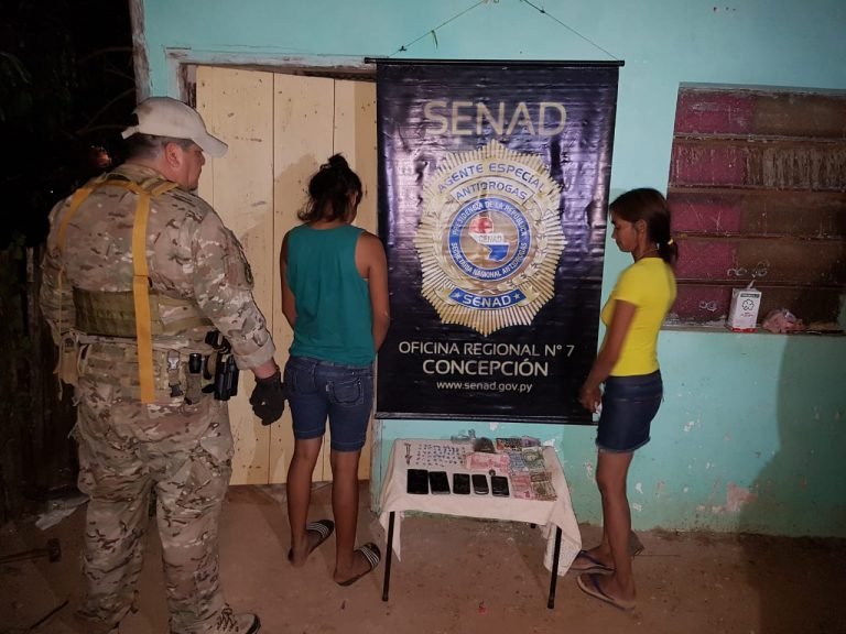Detienen a mujeres proveedoras de drogas en Concepción