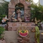 Original Pesebre autóctono engalana la explanada de la Catedral de Encarnación