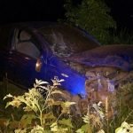 Menor esquivó un gato, perdió el control del auto y volcó