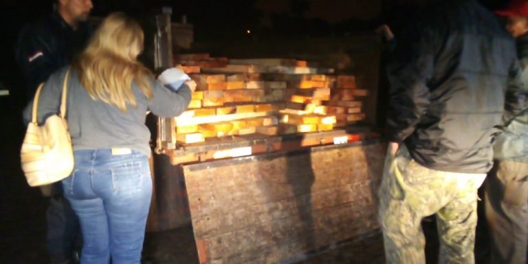 Policía y UFEDA incautan maderas aserradas de árboles nativos Policía y UFEDA incautan maderas aserradas de árboles nativos