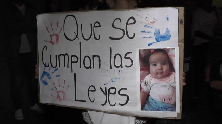 Piden justicia para bebé fallecida