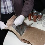 Cocaína en cajas de cartón de encomiendas aéreas