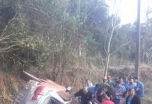 Terrible accidente en Puente Kyjha, Canindeyú