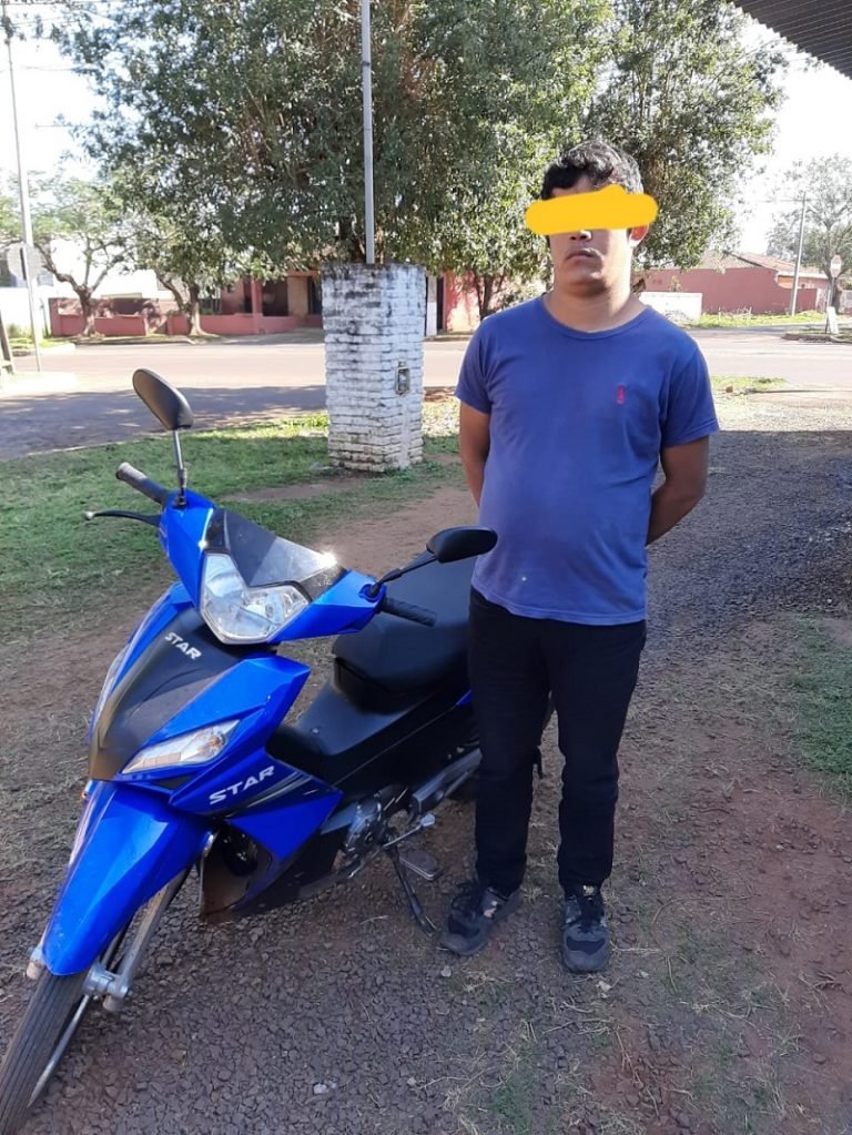 Cansado de caminar, hurtó una motocicleta
