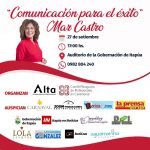Mar Castro llegará en septiembre con un exclusivo entrenamiento en comunicación