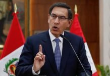 Presidente disuelve Congreso de Perú