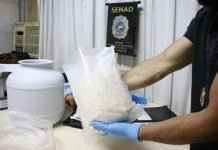 SENAD incautó más de 3 kilos de Metanfetaminas procedente de Estonia