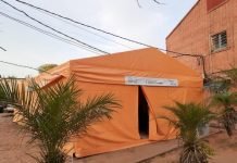 Habilitan carpa climatizada para pacientes con síntomas de dengue en San Lorenzo