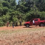 Trasladan cuerpo calcinado a la morgue para su identificación