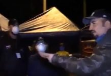 Altercado entre diputado liberal y comitiva fiscal en barrera sanitaria