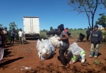 Comunidades indígenas recibieron bolsas de víveres