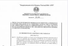 Ejecutivo emite decreto en el que establece medidas para la cuarentena inteligente