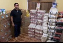 Honor Colorado dona alimentos para ollas populares en Alberdi