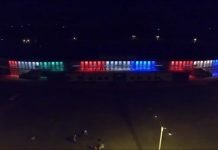 Prueban iluminación externa del estadio de la Liga Encarnacena