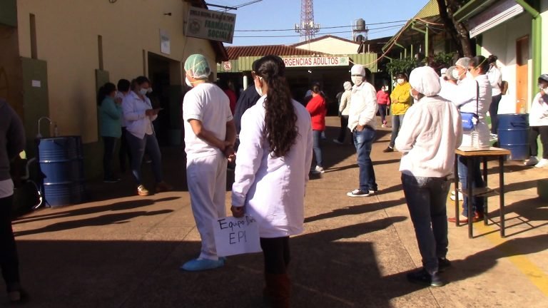 Funcionarios del hospital de Encarnación piden equipos de bioseguridad