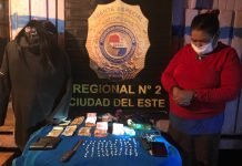 SENAD interviene foco de venta de crack en Alto Paraná