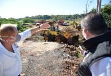 Inician terraplén de puente que une a Encarnación con Cambyretä