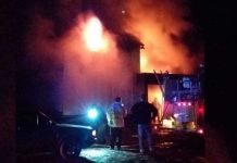 Voraz incendio en San Rafael del Paraná