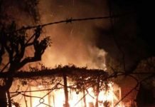 Incendio consumió un taller mecánico