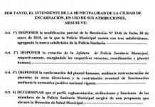 Intendente de Encarnación dispone creación de Policía Sanitaria