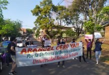 Universitarios exigieron Arancel Cero