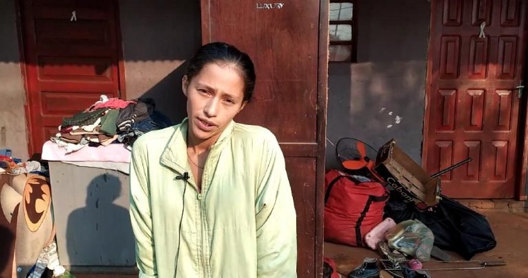 Mujer quedó en la calle y apela a la solidaridad de la ciudadanía