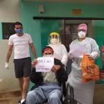 Con 95 años de edad, un hombre venció al COVID19