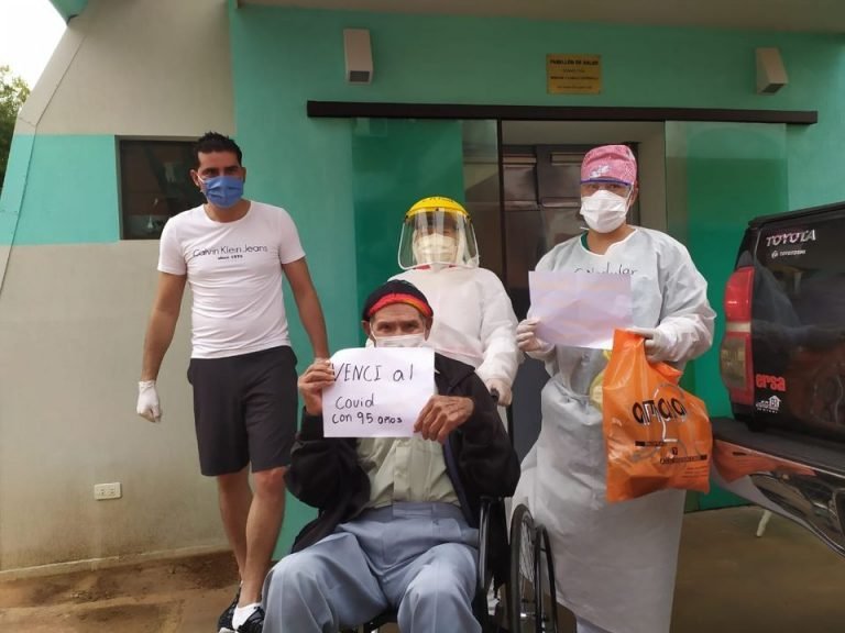 Con 95 años de edad, un hombre venció al COVID19