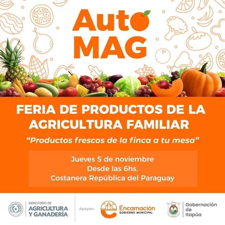 Feria de productos de la Agricultura Familiar en la Costanera de Encarnación Feria de productos de la Agricultura Familiar en la Costanera de Encarnación
