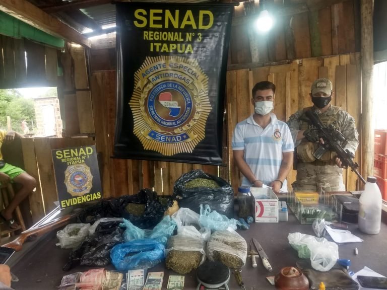 SENAD anula foco de venta de marihuana en Cambyretä