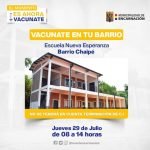 Si sos de Chaipé, pasá a vacunarte