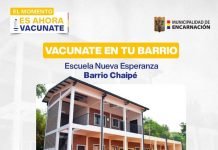 Si sos de Chaipé, pasá a vacunarte