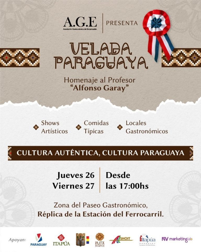 Llega la Velada Paraguaya de la mano de la Asociación de Gastronómicos de Encarnación Llega la Velada Paraguaya de la mano de la Asociación de Gastronómicos de Encarnación
