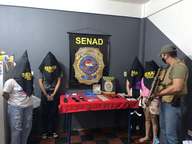 Anulan punto de venta de crack tras allanamiento en Encarnación