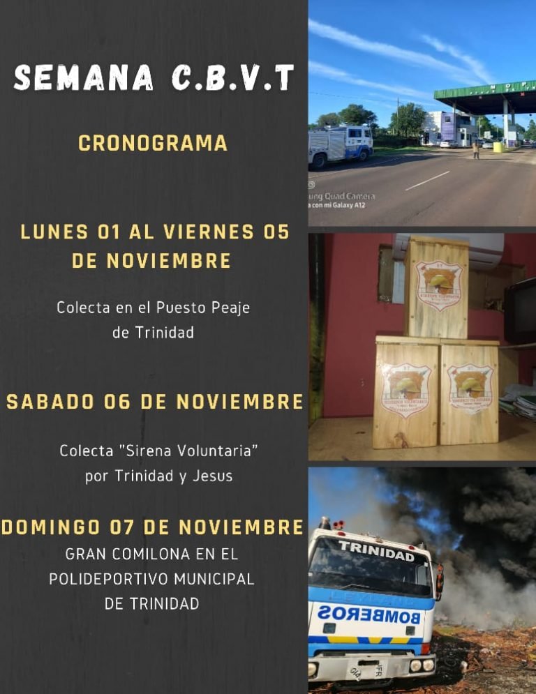 Bomberos Voluntarios realizan serie de actividades para recaudar fondos