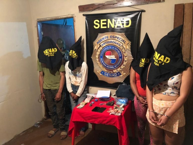 Certero procedimiento de la SENAD en Encarnación