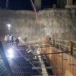 Comenzó el hormigonado de la casa de máquinas de la Unidad 01 en Aña Cuá