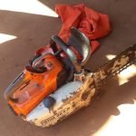 Adolescente fue detenido por hurtar una motosierra